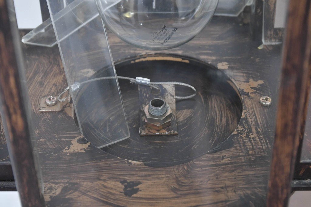 中古　アンティーク調　素朴で上品な雰囲気の吊り下げ照明　(R-086895)