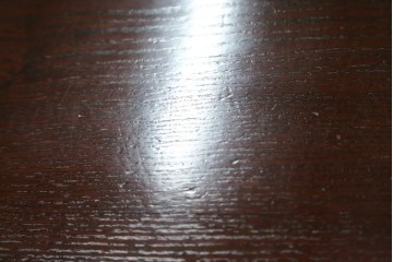 中古　美品　三面栗(クリ)材　格子戸の水屋箪笥サイドボード　(R-086903)