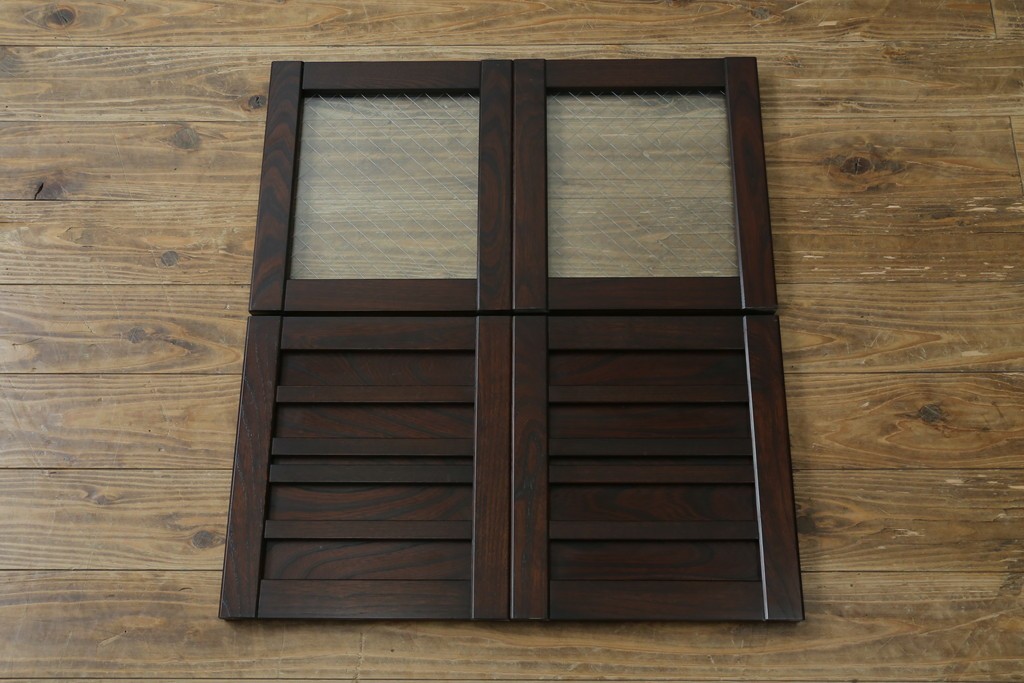 中古　希少な廃番品　青木産業　欅(ケヤキ)材　4way　デザイン性と実用性を兼ね備えたテレビ台　(R-086906)