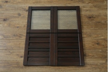 中古　希少な廃番品　青木産業　欅(ケヤキ)材　4way　デザイン性と実用性を兼ね備えたテレビ台　(R-086906)