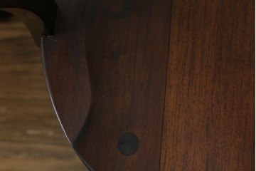 和製ヴィンテージ　九州民芸家具　ゴールドスミス　美しいデザインのアームチェア2脚セット　(R-086910)