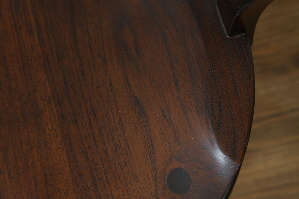 和製ヴィンテージ　九州民芸家具　ゴールドスミス　美しいデザインのアームチェア2脚セット　(R-086910)