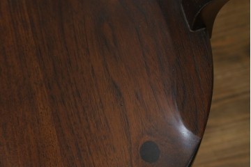 和製ヴィンテージ　九州民芸家具　ゴールドスミス　美しいデザインのアームチェア2脚セット　(R-086910)