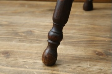 和製ヴィンテージ　九州民芸家具　ゴールドスミス　美しいデザインのアームチェア2脚セット　(R-086910)