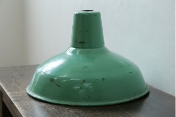 《引っ掛けシーリング式ペンダントライト加工費込み》　イギリスアンティーク　インダストリアル　くすみカラーがおしゃれなペンダントライト　(R-086911)