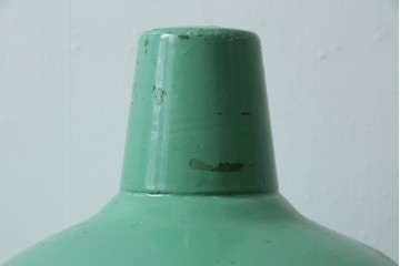 《引っ掛けシーリング式ペンダントライト加工費込み》　イギリスアンティーク　インダストリアル　くすみカラーがおしゃれなペンダントライト　(R-086911)