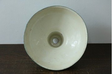 《引っ掛けシーリング式ペンダントライト加工費込み》　イギリスアンティーク　インダストリアル　くすみカラーがおしゃれなペンダントライト　(R-086911)