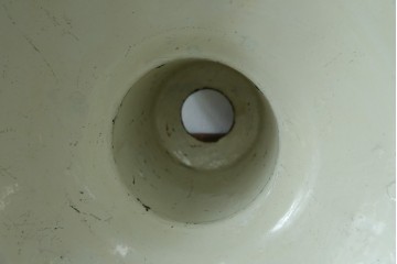 《引っ掛けシーリング式ペンダントライト加工費込み》　イギリスアンティーク　インダストリアル　くすみカラーがおしゃれなペンダントライト　(R-086911)