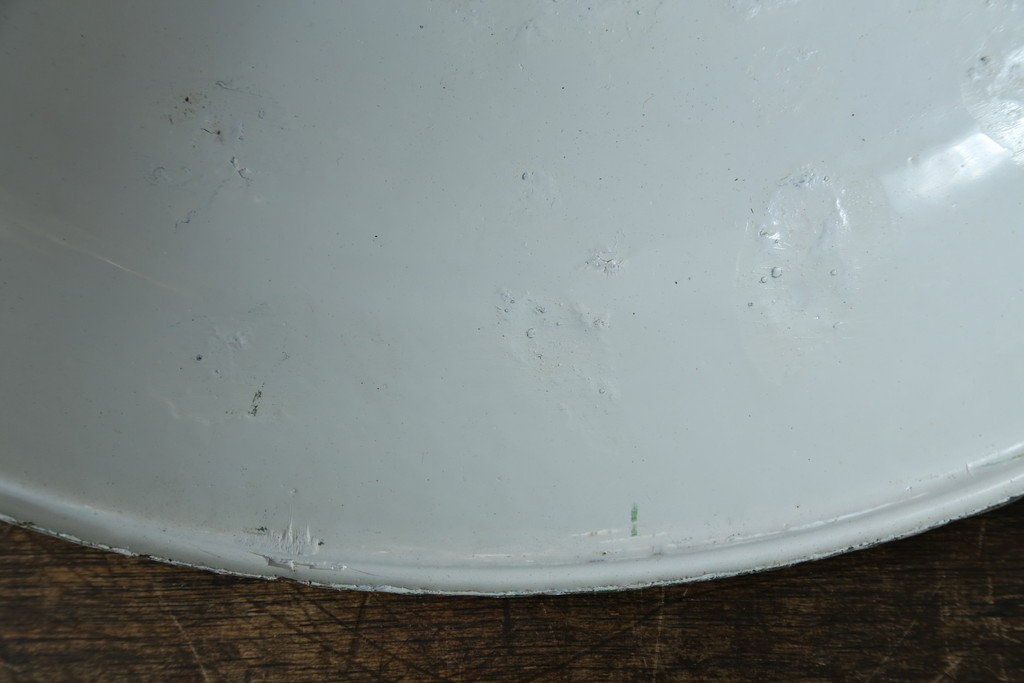 《引っ掛けシーリング式ペンダントライト加工費込み》　イギリスアンティーク　インダストリアル　深みのあるグリーンがおしゃれなペンダントライト　(R-086913)