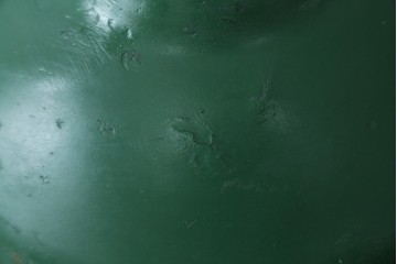 《引っ掛けシーリング式ペンダントライト加工費込み》　イギリスアンティーク　インダストリアル　深みのあるグリーンがおしゃれなペンダントライト　(R-086914)