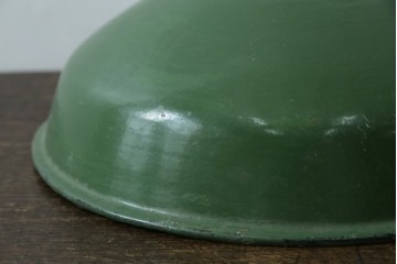 《引っ掛けシーリング式ペンダントライト加工費込み》　イギリスアンティーク　インダストリアル　アクセントカラーにおすすめなビビッドグリーンのペンダントライト　(R-086915)