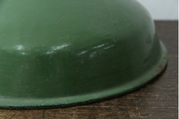 《引っ掛けシーリング式ペンダントライト加工費込み》　イギリスアンティーク　インダストリアル　アクセントカラーにおすすめなビビッドグリーンのペンダントライト　(R-086915)