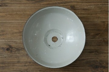 《引っ掛けシーリング式ペンダントライト加工費込み》　イギリスアンティーク　インダストリアル　アクセントカラーにおすすめなビビッドグリーンのペンダントライト　(R-086915)