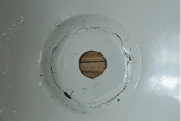 《引っ掛けシーリング式ペンダントライト加工費込み》　イギリスアンティーク　インダストリアル　アクセントカラーにおすすめなビビッドグリーンのペンダントライト　(R-086915)