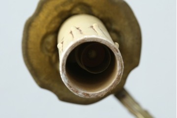 フランスヴィンテージ　繊細で優雅な装飾が魅力的な2灯式ウォールライト　(R-086918)