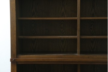 中古　美品　上手物　高級品!!　タモ材　格子戸が上品なサイドボード　(R-086920)