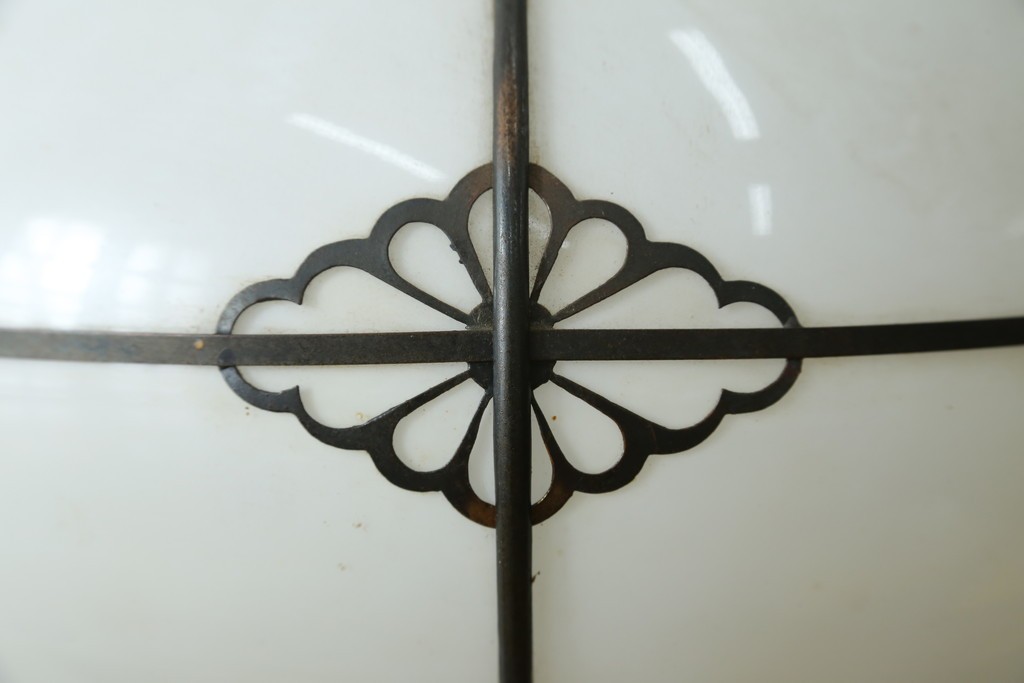 和製ヴィンテージ　真鍮飾りとタッセル付きのペンダントライト　(R-086922)