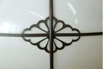 和製ヴィンテージ　真鍮飾りとタッセル付きのペンダントライト　(R-086922)