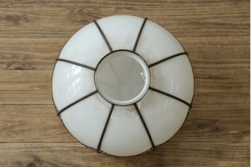 和製ヴィンテージ　真鍮飾りとタッセル付きのペンダントライト　(R-086922)