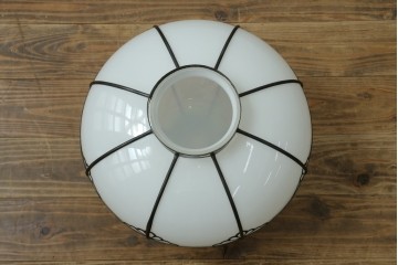 和製ヴィンテージ　真鍮飾りとタッセル付きのペンダントライト　(R-086922)