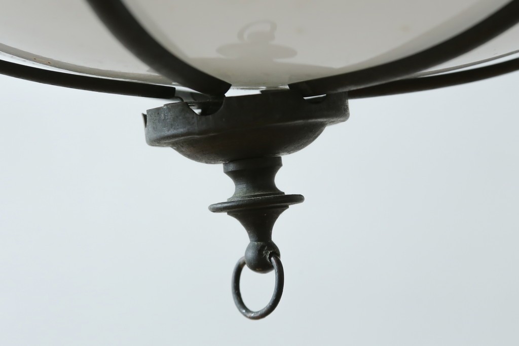 和製ヴィンテージ　真鍮飾りのペンダントライト　(R-086923)