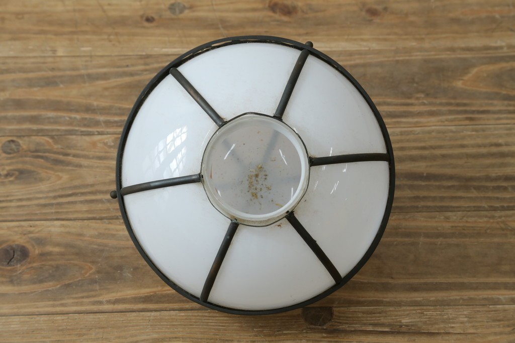 和製ヴィンテージ　真鍮飾りのペンダントライト　(R-086923)