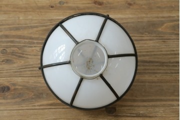 和製ヴィンテージ　真鍮飾りのペンダントライト　(R-086923)