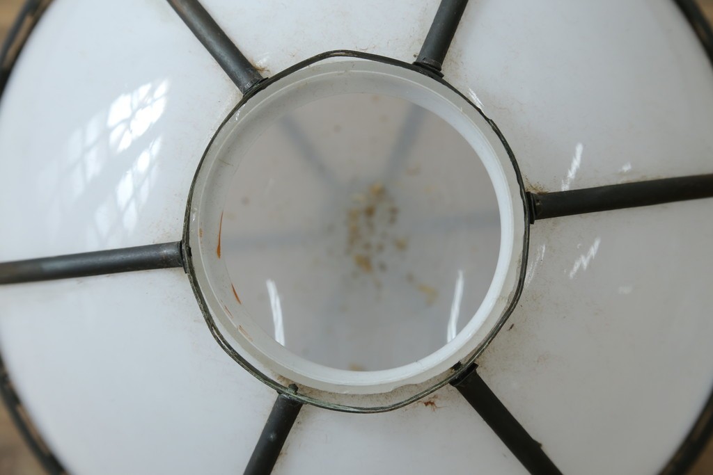 和製ヴィンテージ　真鍮飾りのペンダントライト　(R-086923)