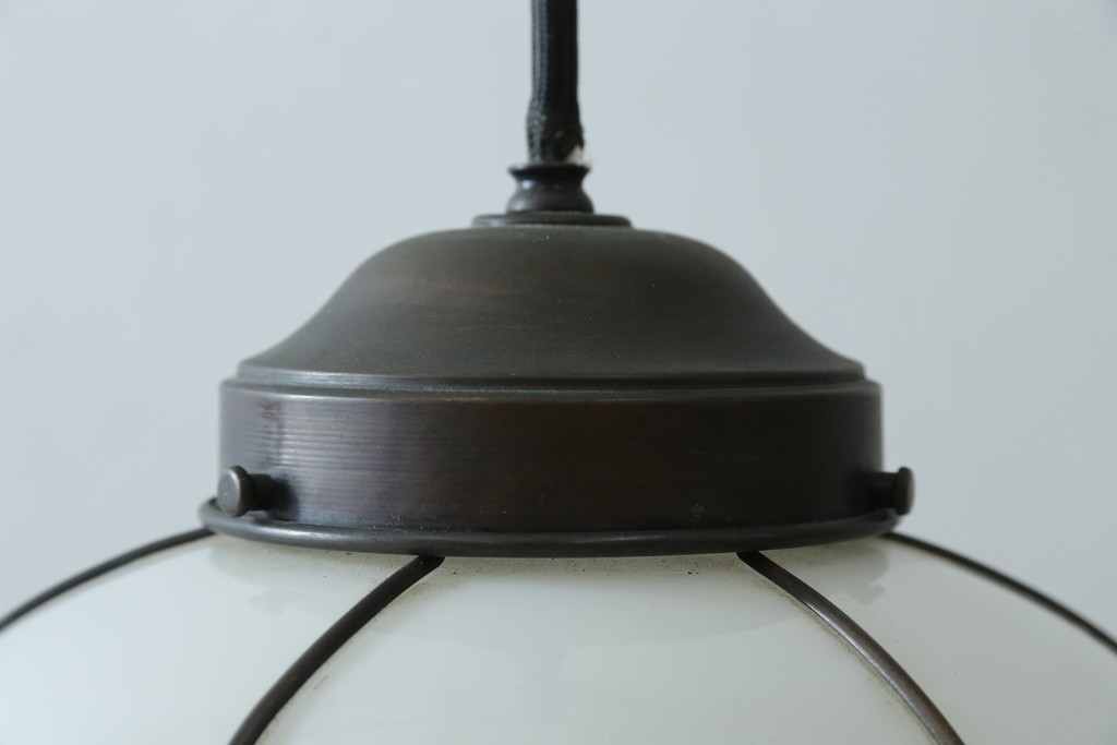 和製ヴィンテージ　丸みのあるフォルムのペンダントライト　(R-086924)