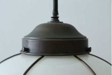 和製ヴィンテージ　丸みのあるフォルムのペンダントライト　(R-086924)