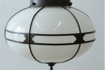 和製ヴィンテージ　丸みのあるフォルムのペンダントライト　(R-086924)