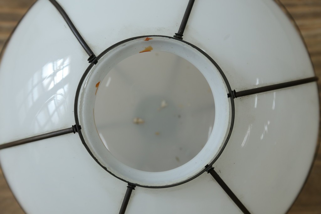 和製ヴィンテージ　丸みのあるフォルムのペンダントライト　(R-086924)