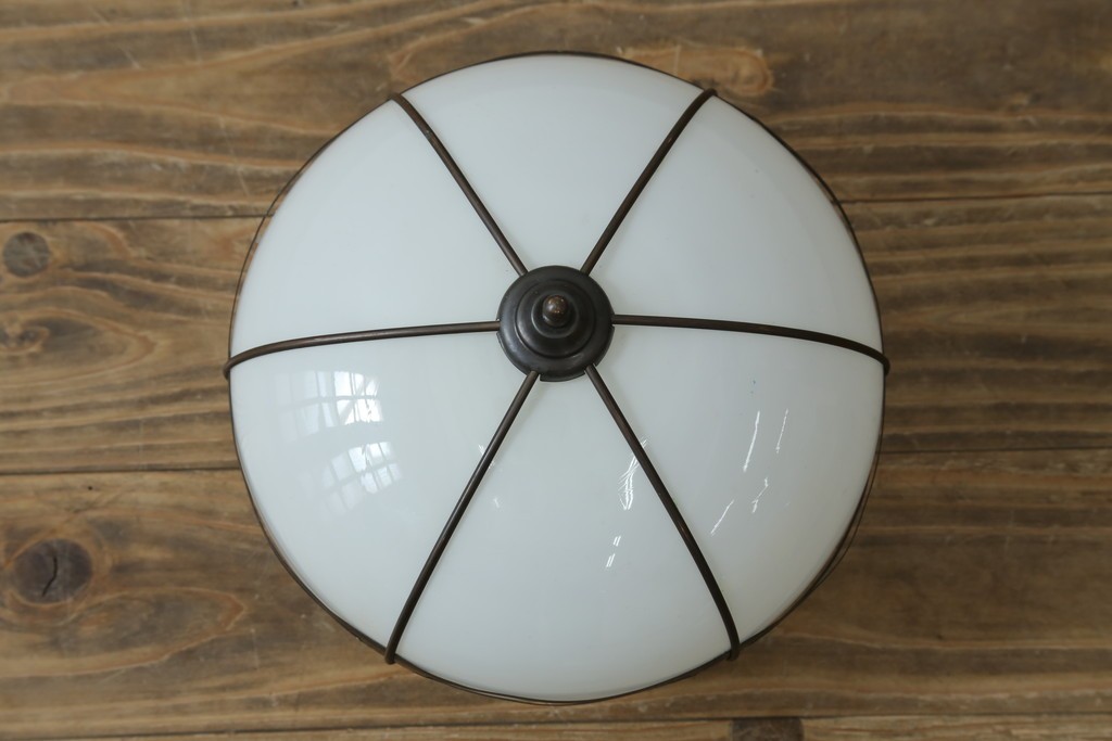 和製ヴィンテージ　丸みのあるフォルムのペンダントライト　(R-086924)