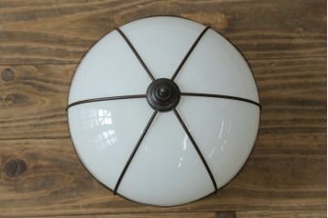 和製ヴィンテージ　丸みのあるフォルムのペンダントライト　(R-086924)