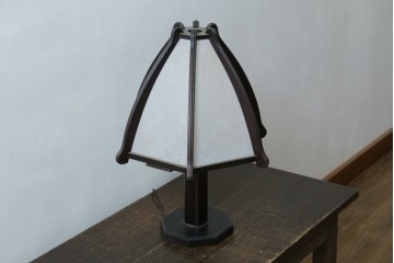 和製ヴィンテージ　漆畑工芸　和モダンデザインのデスクライト　(R-086926)