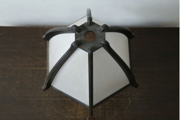 和製ヴィンテージ　漆畑工芸　和モダンデザインのデスクライト　(R-086926)
