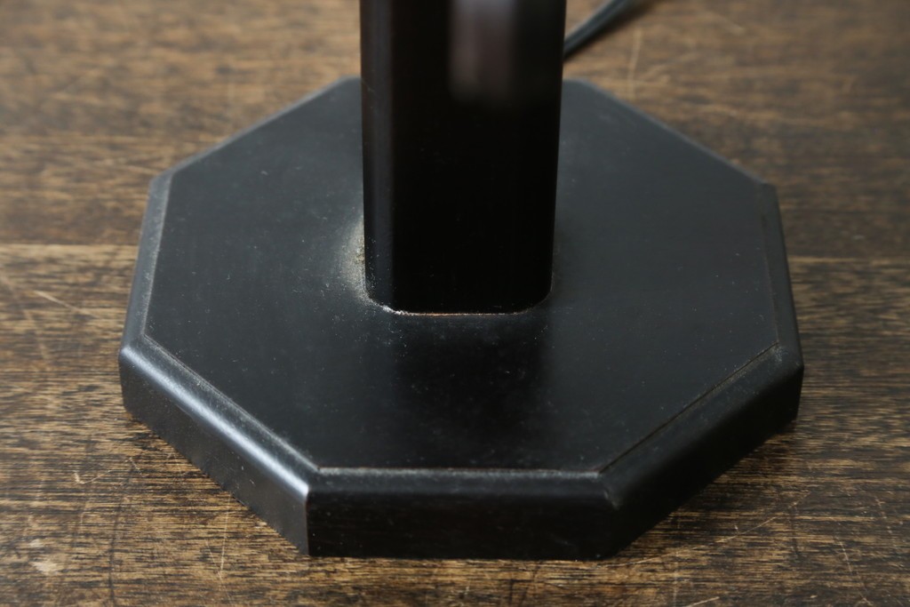 和製ヴィンテージ　漆畑工芸　和モダンデザインのデスクライト　(R-086926)