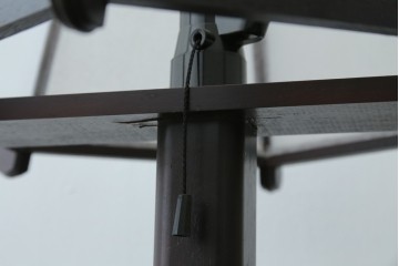 和製ヴィンテージ　漆畑工芸　和モダンデザインのデスクライト　(R-086926)