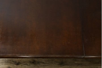 和製ヴィンテージ　国産　職人手作り家具　日常使いから来客時まで活躍するエクステンションテーブル　(R-086928)