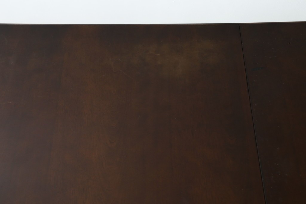 和製ヴィンテージ　国産　職人手作り家具　日常使いから来客時まで活躍するエクステンションテーブル　(R-086928)