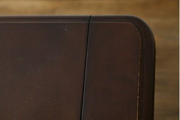 和製ヴィンテージ　国産　職人手作り家具　日常使いから来客時まで活躍するエクステンションテーブル　(R-086928)