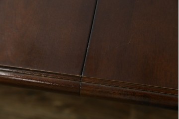 和製ヴィンテージ　国産　職人手作り家具　日常使いから来客時まで活躍するエクステンションテーブル　(R-086928)