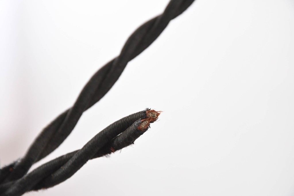 和製アンティーク　珍品　梅の花と星形装飾が可愛らしい提灯型ガラス製ペンダントライト　(R-086940)