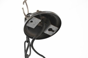 中古　アンティーク調　蝋燭型のクラシカルな3灯シャンデリア　(R-086942)