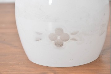 《引っ掛けシーリング式ペンダントライト加工費込み》　和製アンティーク　昭和初期　小花模様が愛らしいペンダントライト　(R-086943)