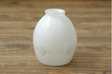和製アンティーク　昭和初期　小花模様が愛らしいペンダントライト　(R-086943)