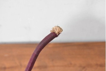 《引っ掛けシーリング式ペンダントライト加工費込み》　和製アンティーク　大正ロマン　真鍮飾りとタッセルをあしらったペンダントライト　(R-086946)