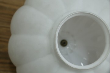 和製アンティーク　大正期から昭和初期　大正ロマン　タッセル付きのぼんぼり型ペンダントライト　(R-086948)