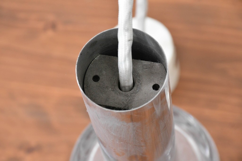 和製ヴィンテージ　レトロな水玉模様のペンダントライト3点セット　(R-086951)