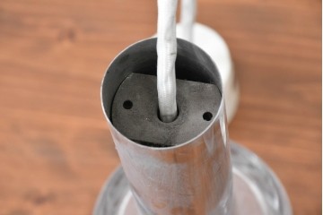 和製ヴィンテージ　レトロな水玉模様のペンダントライト3点セット　(R-086951)